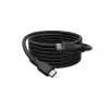 DIGITUS USB4 Version 2.0 Silicone Cable USB-C do USB-C 80Gbps 240W 16K 0.5m Czarny AK-300350-005-S