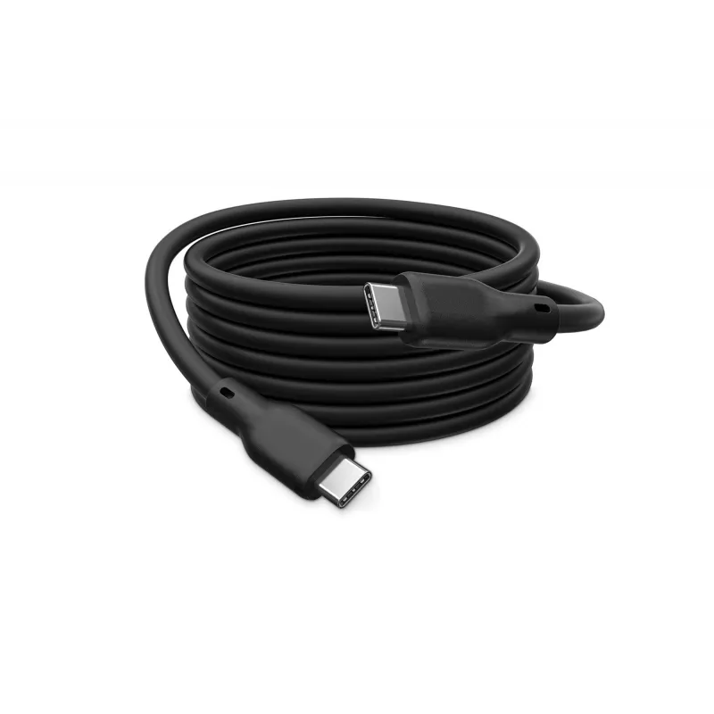 DIGITUS USB4 Version 2.0 Silicone Cable USB-C do USB-C 80Gbps 240W 16K 0.5m Czarny AK-300350-005-S