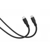 DIGITUS USB4 Version 2.0 Silicone Cable USB-C do USB-C 80Gbps 240W 16K 0.5m Czarny AK-300350-005-S