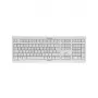 CHERRY KC 1000 Wired USB Keyboard - Spanish QWERTY Layout, Pale Grey