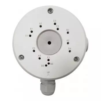 Reolink RLA-JBS1 Junction Box — stop aluminium, wodoodporny, do kamer bullet i PoE, Ø 11,4 cm, biały