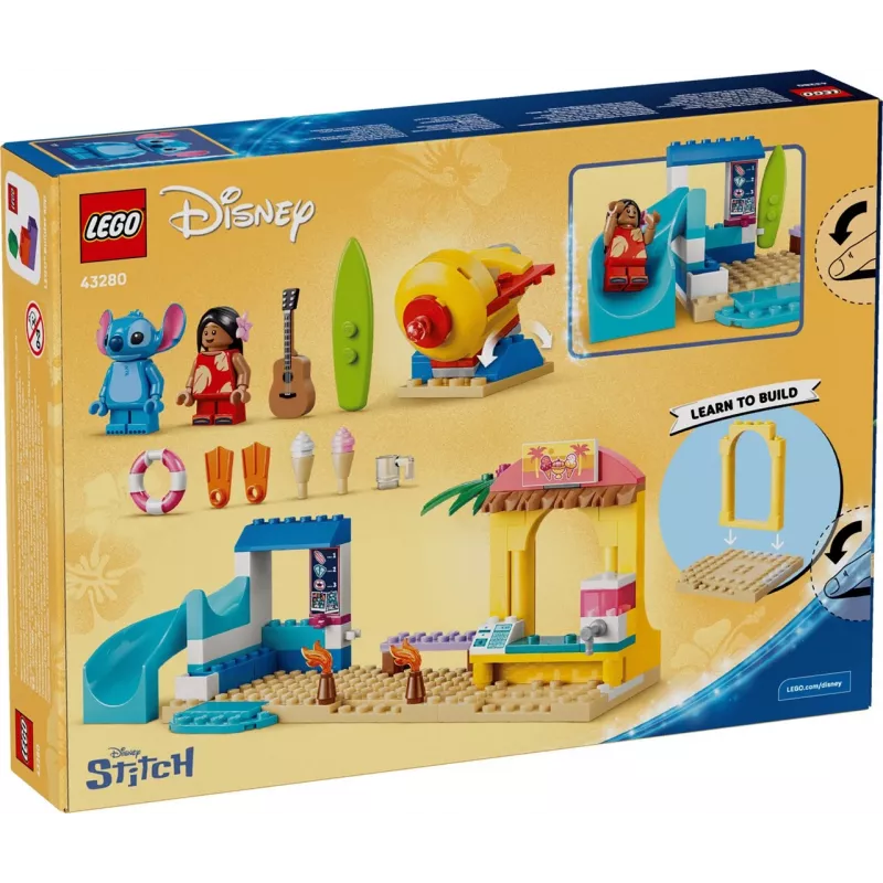 LEGO Disney 43280 Beach Fun with Lilo & Stitch (113 pcs)