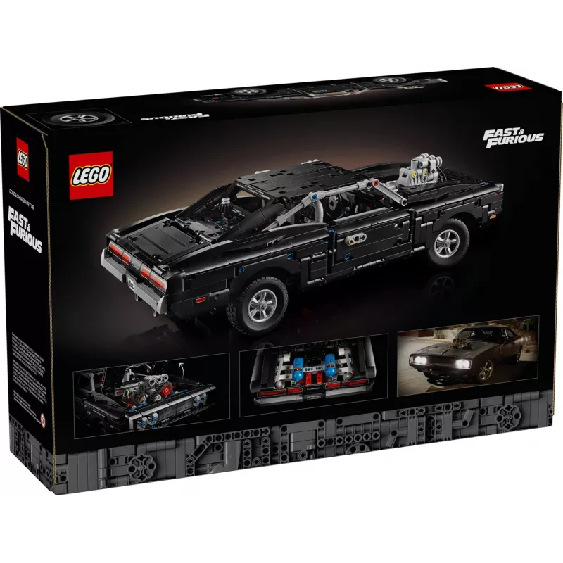 LEGO Technic 42231 Fast & Furious Dodge Charger R/T Car (1516 elementów, 18+)