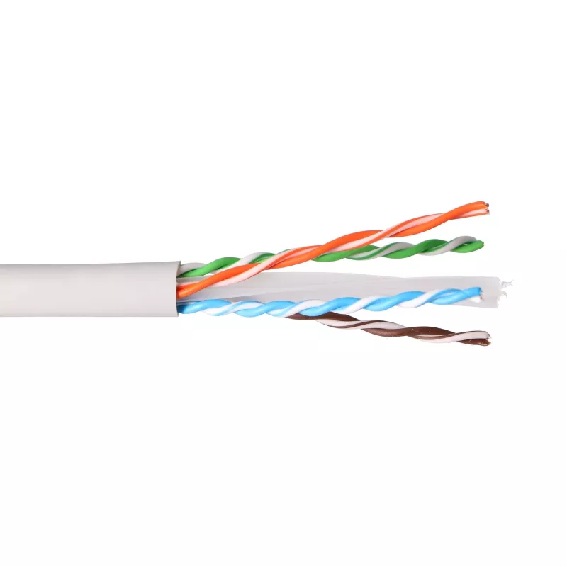 Extralink CAT6A U/UTP indoor twisted pair installation cable 305 m White EX.96631