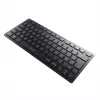 CHERRY KW 9200 MINI Bezprzewodowa kompaktowa klawiatura, ładowalna, 2.4 GHz + Bluetooth + USB-C, czarna (belgijski AZERTY) JK-9250BE-2
