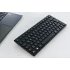 CHERRY KW 9200 MINI Bezprzewodowa kompaktowa klawiatura, ładowalna, 2.4 GHz + Bluetooth + USB-C, czarna (belgijski AZERTY) JK-9250BE-2