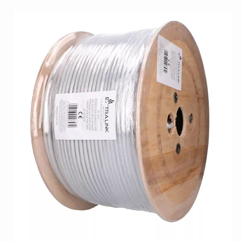Extralink CAT7 S/FTP indoor twisted pair installation cable 305 m EX.96570