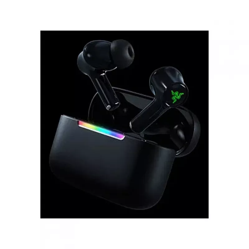 Razer Hammerhead V3 X HyperSpeed Bezprzewodowe Słuchawki Douszne do Gier, 2.4GHz HyperSpeed + Bluetooth 5.3, THX Spatial Audio, IPX4, Czarny (RZ12-05620100-R3G1)