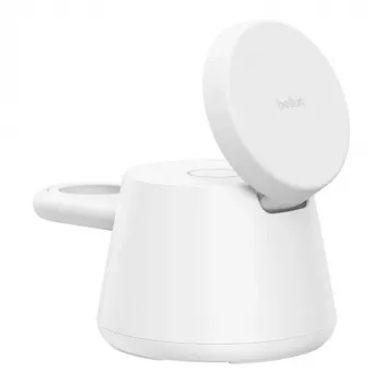 Belkin UltraCharge Modular 3-in-1 Charging Dock Qi2 25W, Biały (WIZ052)