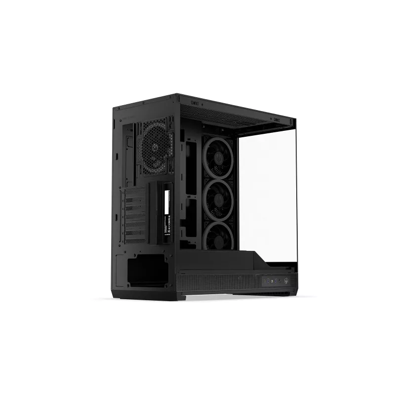 ENDORFY Fishtank 6000 Corona Mid-Tower PC Case - Czarny, Podwójne hartowane szkło, 4x wentylatory ARGB, USB-C, E-ATX