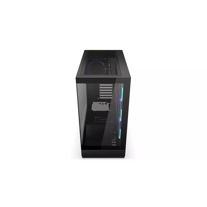 ENDORFY Fishtank 6000 Corona Mid-Tower PC Case - Czarny, Podwójne hartowane szkło, 4x wentylatory ARGB, USB-C, E-ATX