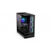 ENDORFY Fishtank 6000 Corona Mid-Tower PC Case - Czarny, Podwójne hartowane szkło, 4x wentylatory ARGB, USB-C, E-ATX