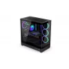 ENDORFY Fishtank 6000 Corona Mid-Tower PC Case - Czarny, Podwójne hartowane szkło, 4x wentylatory ARGB, USB-C, E-ATX