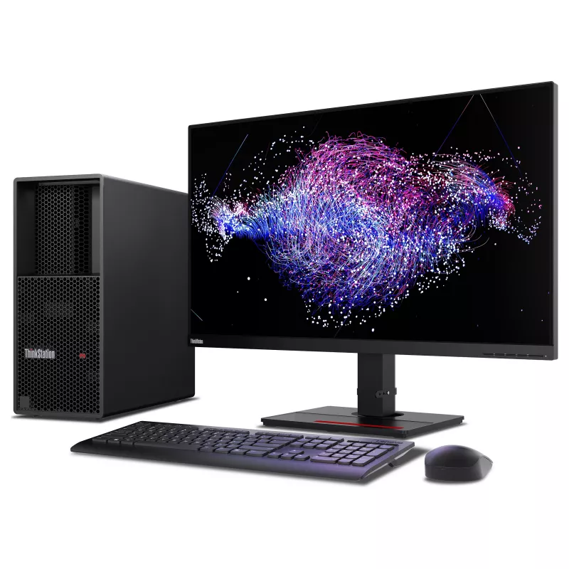 Lenovo ThinkStation P3 Tower Gen 2 Workstation Intel Core Ultra 7 265K, 32GB DDR5, 512GB SSD, NVIDIA RTX PRO 2000 Blackwell 16GB, Windows 11 Pro, Czarny (30HT00BWGE)