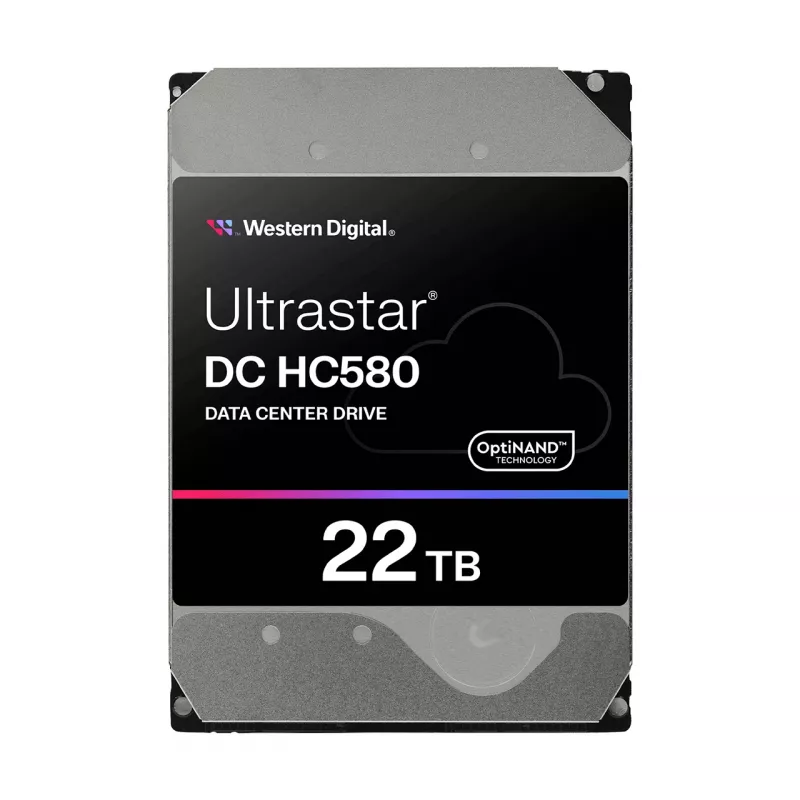 Western Digital Ultrastar DC HC580 WUH722422ALE6L1 wewnętrzny dysk twardy 22 TB 7200 RPM 512 MB 3.5 cala SATA III SED