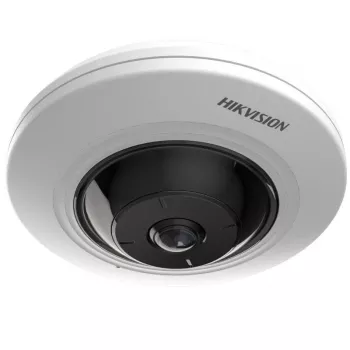 Hikvision DS-2CD3956G2-ISU 5MP AcuSense 180° Panoramiczna Kamera IP Rybie Oko, 1.05mm, Wbudowany Mikrofon, Wewnętrzna