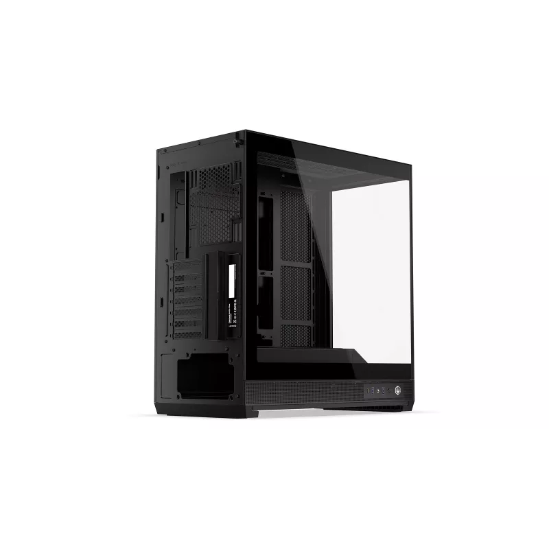 Obudowa PC ENDORFY Fishtank 6000 Flex Mid-Tower - Czarna, podwójne hartowane szkło, USB-C, E-ATX, gotowa na back-connect (bez wentylatorów)