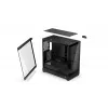 Obudowa PC ENDORFY Fishtank 6000 Flex Mid-Tower - Czarna, podwójne hartowane szkło, USB-C, E-ATX, gotowa na back-connect (bez wentylatorów)