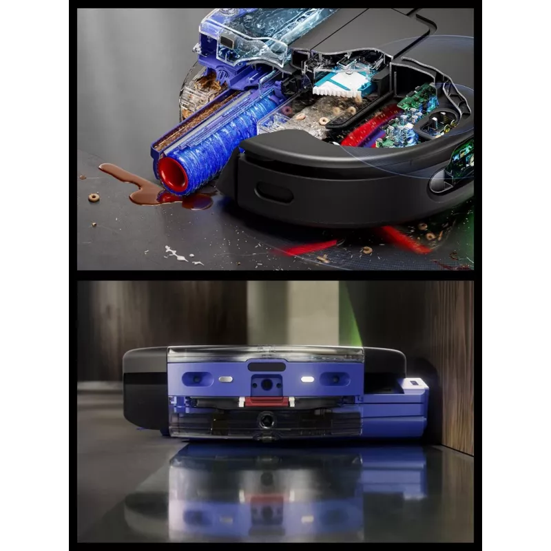 Dyson Spot+Scrub Ai Odkurzacz Robot Mopujący na Mokro i Sucho 586183-01 Czarny