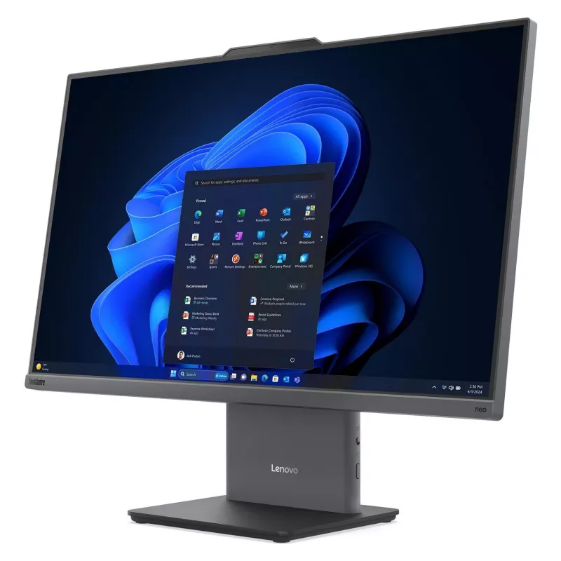 Lenovo ThinkCentre neo 50a 27 Gen 6 13QF000HGE All-in-One PC, Intel Core Ultra 5 226V, 16GB LPDDR5x, 512GB SSD, 27 cali FHD IPS, Windows 11 Pro, Luna Grey