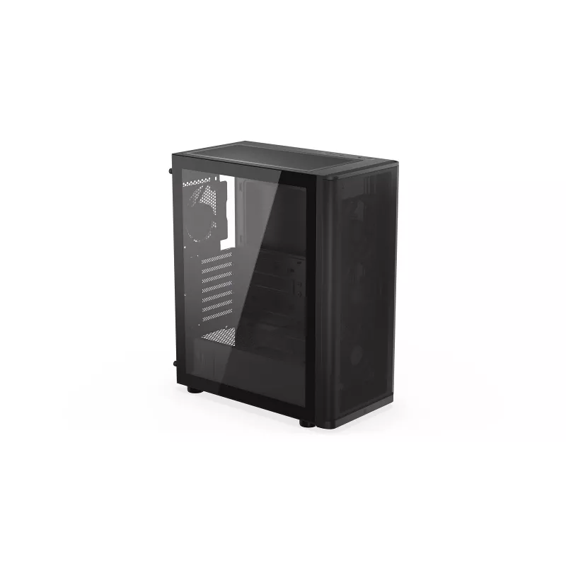 ENDORFY Ventum 400 Air ATX PC Case - Czarny, Szkło hartowane, 4x Stratus 120 PWM, USB-C