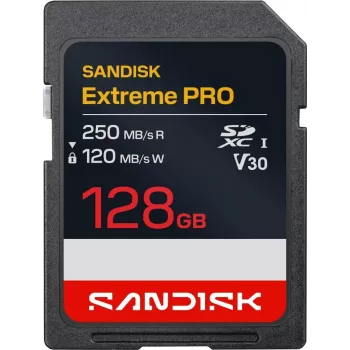 Karta pamięci SanDisk Extreme PRO SDXC UHS-I 128GB 250MB/s V30 U3