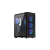 ENDORFY Ventum 400 ARGB ATX PC Case - Czarny, Szkło hartowane, 4x Stratus 120 PWM ARGB Wentylatory, Kontroler ARGB i PWM, USB-C