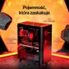 ENDORFY Ventum 400 ARGB ATX PC Case - Czarny, Szkło hartowane, 4x Stratus 120 PWM ARGB Wentylatory, Kontroler ARGB i PWM, USB-C