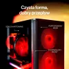 ENDORFY Ventum 400 ARGB ATX PC Case - Czarny, Szkło hartowane, 4x Stratus 120 PWM ARGB Wentylatory, Kontroler ARGB i PWM, USB-C
