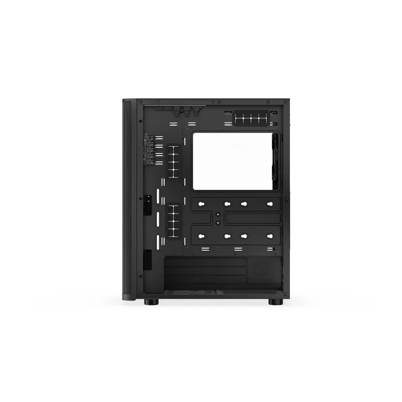 ENDORFY Ventum 400 ARGB ATX PC Case - Czarny, Szkło hartowane, 4x Stratus 120 PWM ARGB Wentylatory, Kontroler ARGB i PWM, USB-C