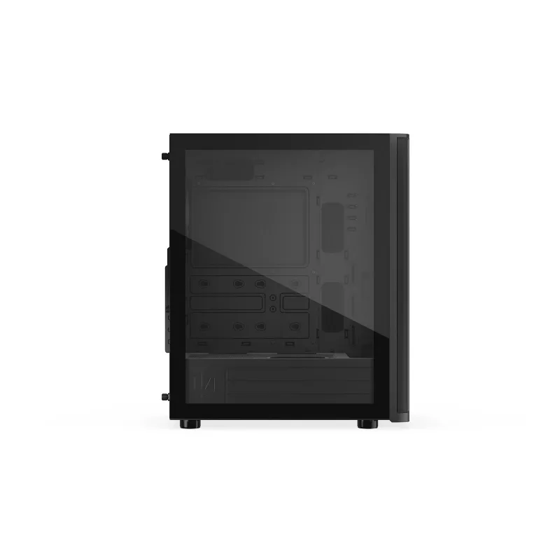ENDORFY Ventum 400 ARGB ATX PC Case - Czarny, Szkło hartowane, 4x Stratus 120 PWM ARGB Wentylatory, Kontroler ARGB i PWM, USB-C