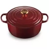 Le Creuset Signature Round Roaster 26cm 5.3L Emaliowane Żeliwo Rhône 21177269494441