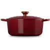 Le Creuset Signature Round Roaster 26cm 5.3L Emaliowane Żeliwo Rhône 21177269494441