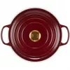 Le Creuset Signature Round Roaster 26cm 5.3L Emaliowane Żeliwo Rhône 21177269494441