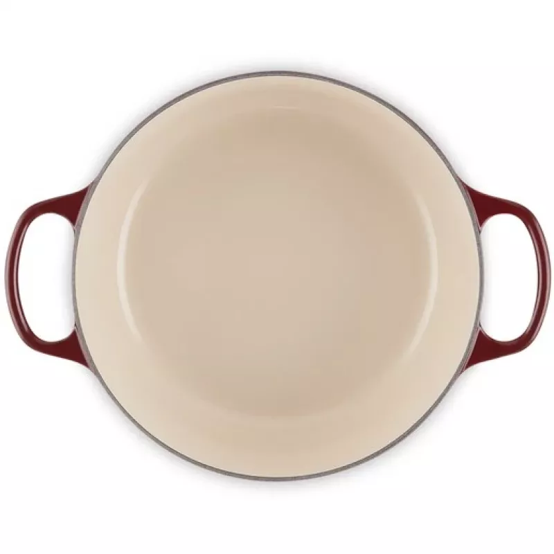 Le Creuset Signature Round Roaster 26cm 5.3L Emaliowane Żeliwo Rhône 21177269494441