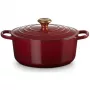Le Creuset Signature Round Roaster 26cm 5.3L Emaliowane Żeliwo Rhône 21177269494441