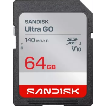 SanDisk Ultra GO SDXC 64GB UHS-I V10 U1 SDSDUGN-064G-GN6IN 140MB/s