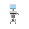 Ergotron WorkFit C-Mod Single LD Sit-Stand Workstation Cart 24-198-055 do 27 cali