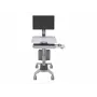 Ergotron WorkFit C-Mod Single LD Sit-Stand Workstation Cart 24-198-055 do 27 cali