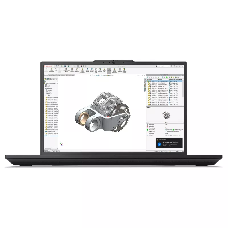 Lenovo ThinkPad P16v Gen 3 21RS004YGE 16 cali Mobile Workstation Core Ultra 7 255H RTX PRO 500 32GB 512GB Win 11 Pro