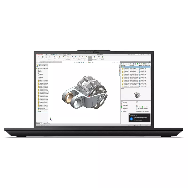 Lenovo ThinkPad P16v Gen 3 21RS004YGE 16 cali Mobile Workstation Core Ultra 7 255H RTX PRO 500 32GB 512GB Win 11 Pro