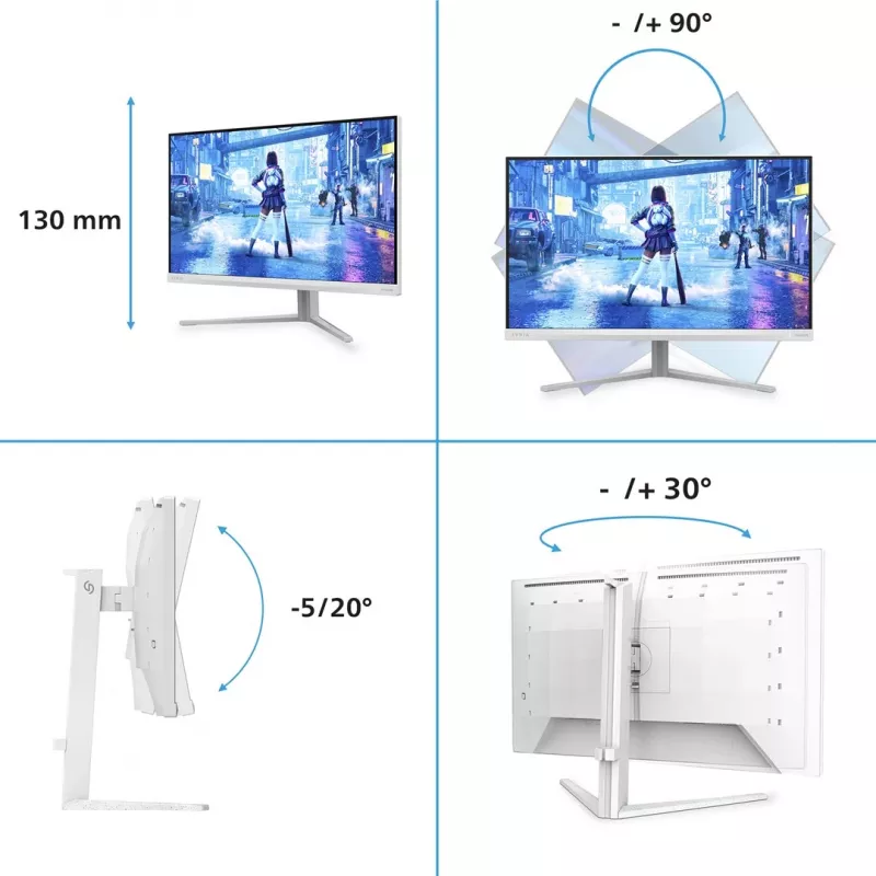 Philips Evnia 5000 27M2N5201P/00 27 cali FHD Fast IPS 260Hz 1ms Monitor Gaming
