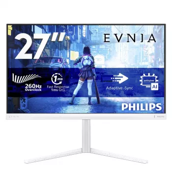 Philips Evnia 5000 27M2N5201P/00 27 cali FHD Fast IPS 260Hz 1ms Monitor Gaming