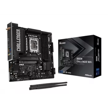 ASRock B860M Challenger WiFi LGA1851 mATX DDR5 Płyta Główna (90-MXBUP0-A0UAYZ)