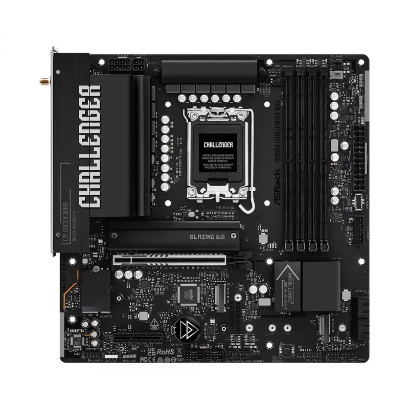ASRock B860M Challenger WiFi LGA1851 mATX DDR5 Płyta Główna (90-MXBUP0-A0UAYZ)