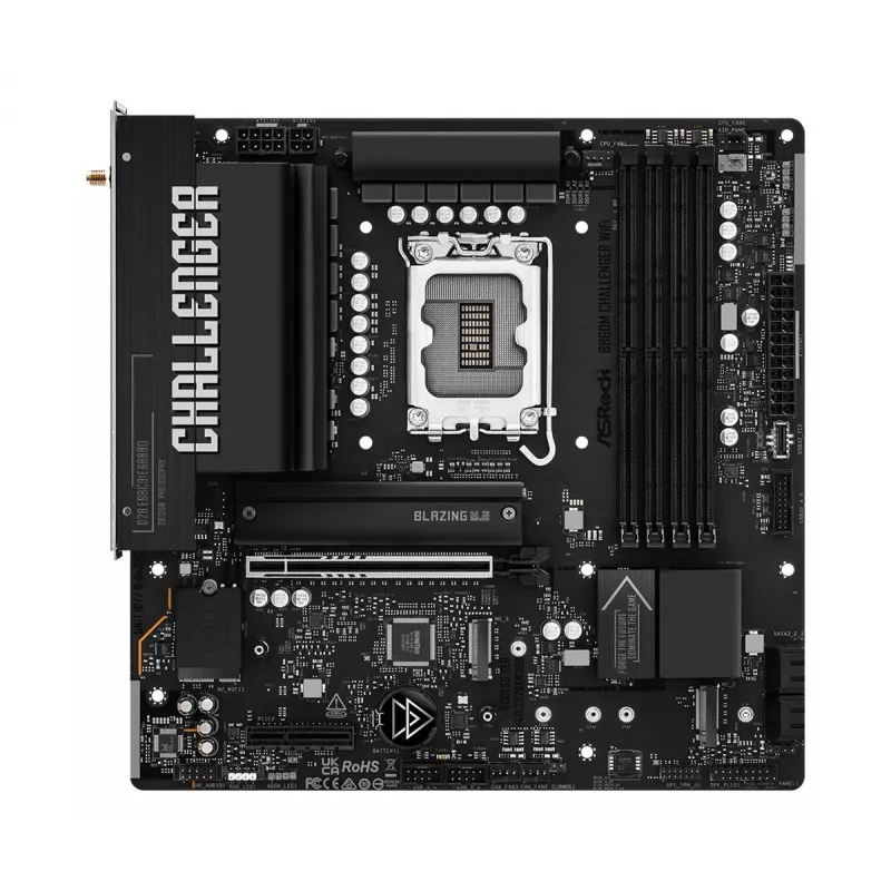 ASRock B860M Challenger WiFi LGA1851 mATX DDR5 Płyta Główna (90-MXBUP0-A0UAYZ)