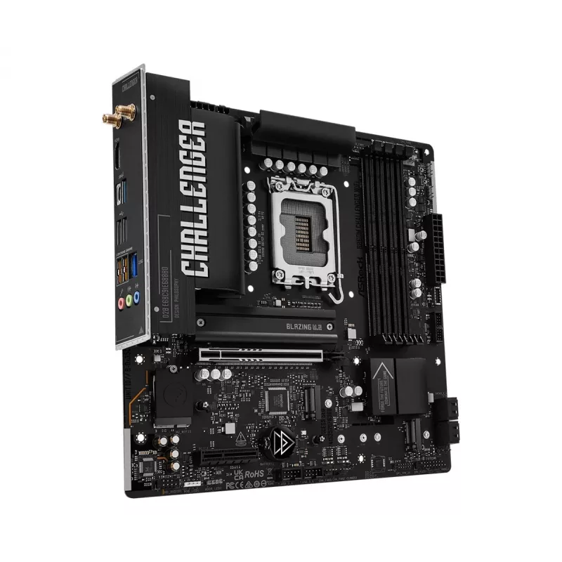 ASRock B860M Challenger WiFi LGA1851 mATX DDR5 Płyta Główna (90-MXBUP0-A0UAYZ)