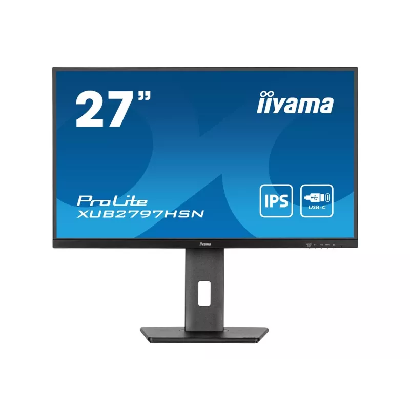 iiyama ProLite XUB2797HSN-B1 27 cali IPS Full HD 100Hz USB-C 65W Ergonomic Monitor
