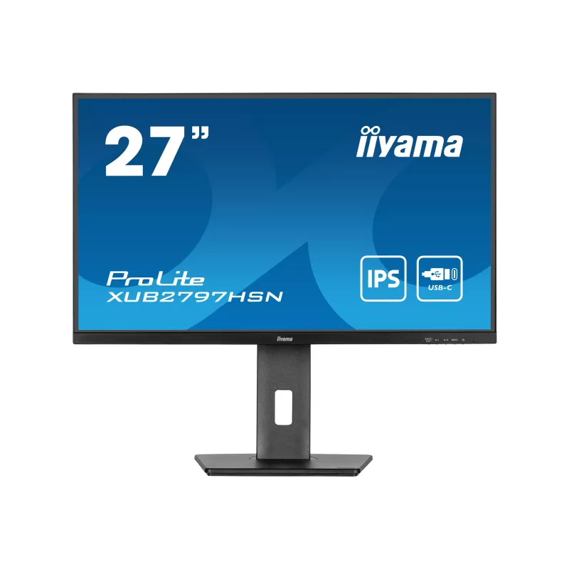 iiyama ProLite XUB2797HSN-B1 27 cali IPS Full HD 100Hz USB-C 65W Ergonomic Monitor