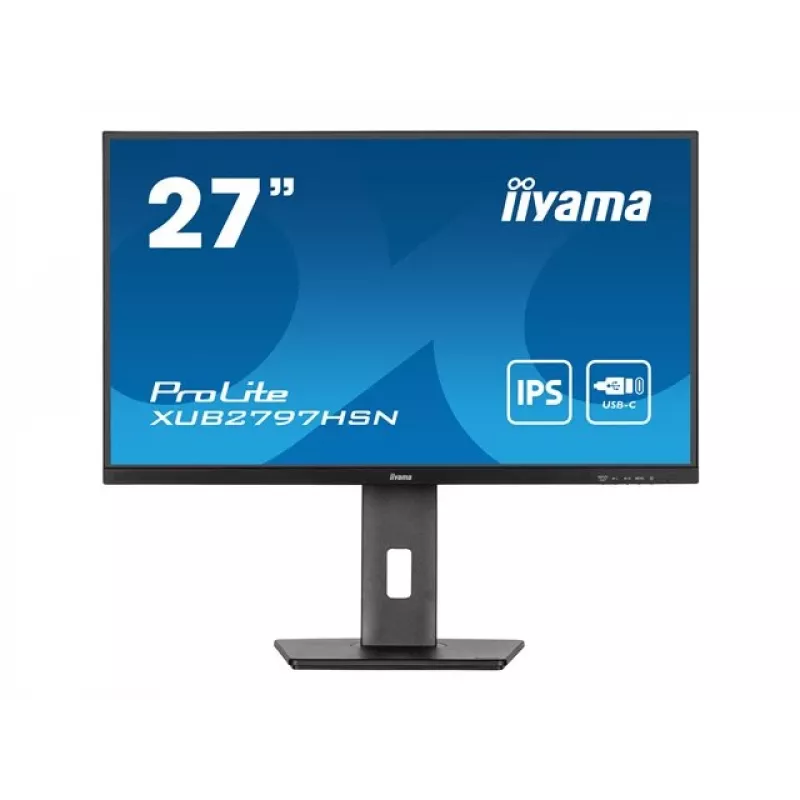 iiyama ProLite XUB2797HSN-B1 27 cali IPS Full HD 100Hz USB-C 65W Ergonomic Monitor
